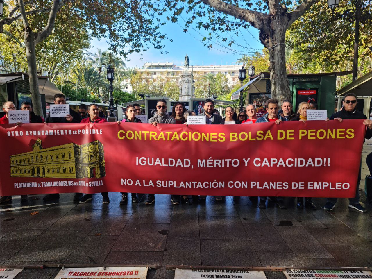 IU que no se suplan con planes de empleo las propias de los empleados municipales - IU Sevilla ciudad