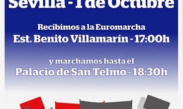 Photo of Sevilla recibe a la euromarcha el 1 de octubre