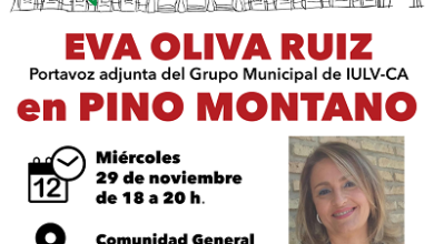 Photo of Eva Oliva lleva el “Ayuntamiento a la calle” el próximo miércoles a Pino Montano