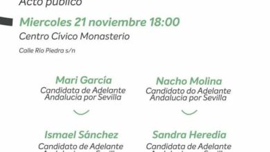 Photo of Actos públicos de campaña previstos para este miércoles en Sevilla