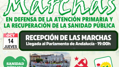 Photo of Mañana 14 de octubre llega a Sevilla la Marcha en defensa de la Sanidad Pública de calidad