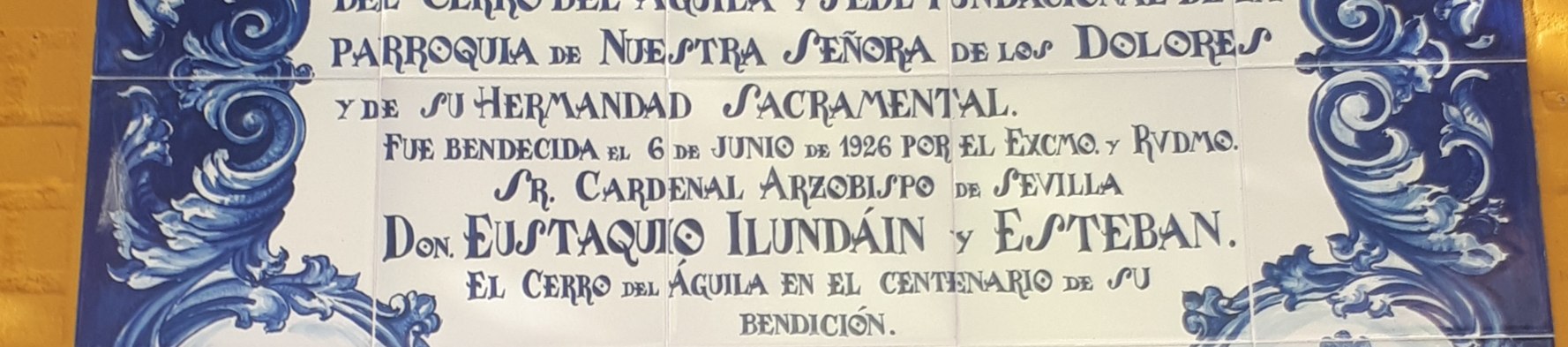Photo of IU reclama al alcalde la retirada del azulejo del Cerro del Águila que homenajea al cardenal Ilundáin